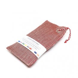 Coussin de copeaux d'arolle - rouge